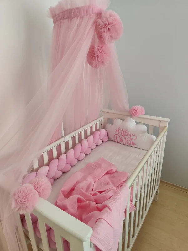 Lovytės apsaugėlės pynė + debesėlis (rožinė). - Image 2