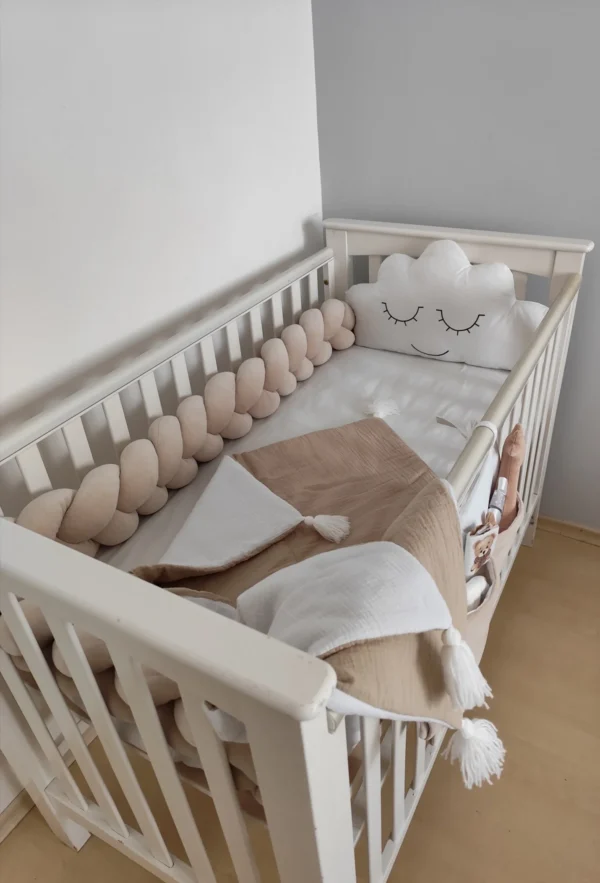 Lovytės apsaugėlės pynė + debesėlis (kreminė). - Image 3
